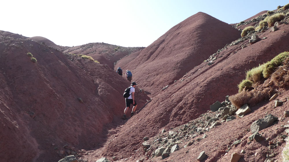 Walking through the 'slag heaps'